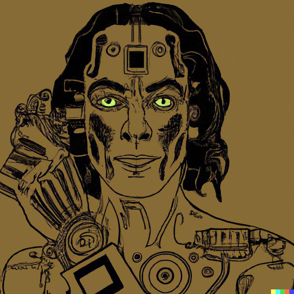 a representation of anxiety, digital art, steampunk